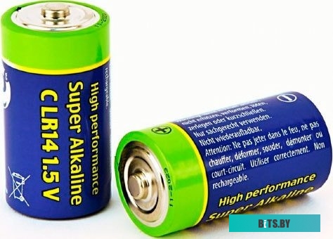 Батарейки EnerGenie Super Alkaline C 2 шт. EG-BA-LR14-01