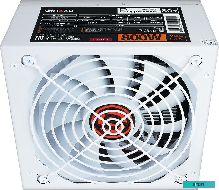 Блок питания Ginzzu PC800