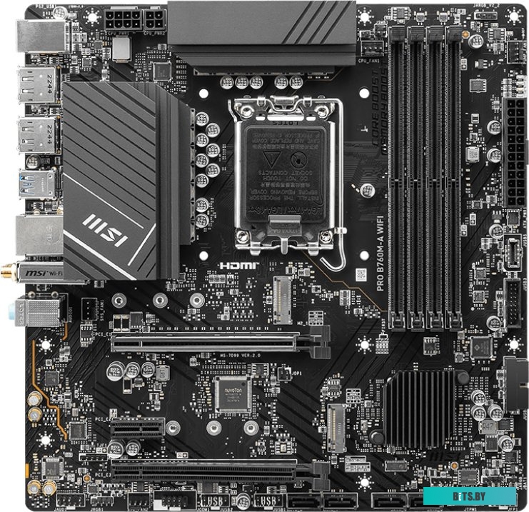 Материнская плата MSI Pro B760M-A WiFi DDR5