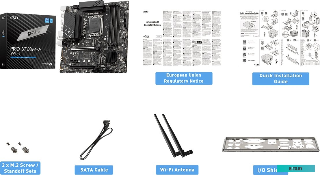 Материнская плата MSI Pro B760M-A WiFi DDR5