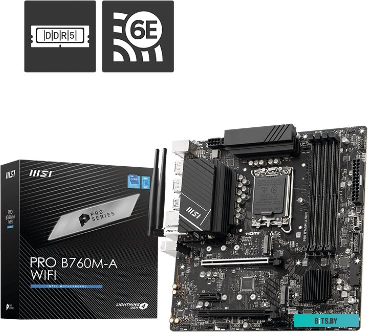 Материнская плата MSI Pro B760M-A WiFi DDR5