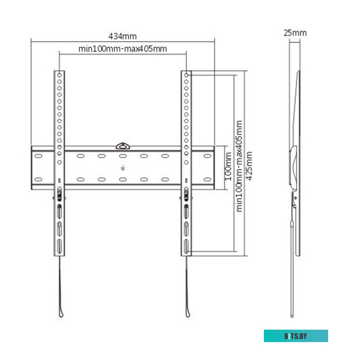 Настенный кронштейн Gembird WM-55F-02
