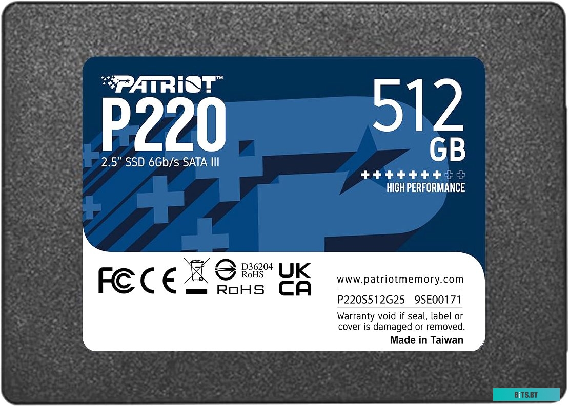 SSD Накопитель Patriot P220 512Gb P220S512G25