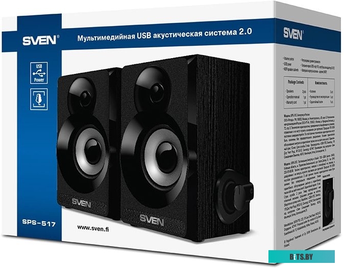 Компьютерные колонки SVEN SPS-517