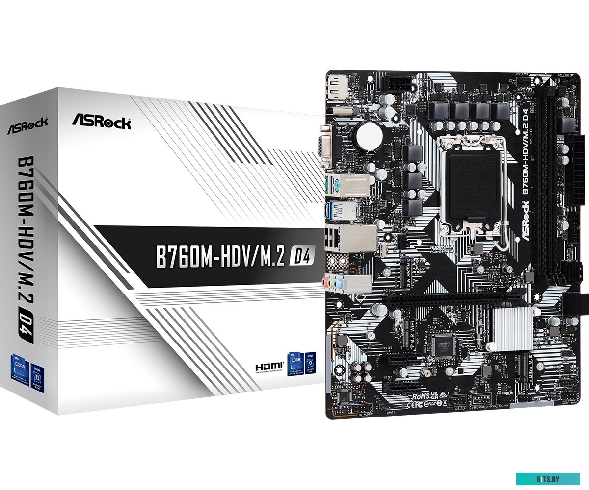 Материнская плата ASRock B760M-HDV/M.2 D4