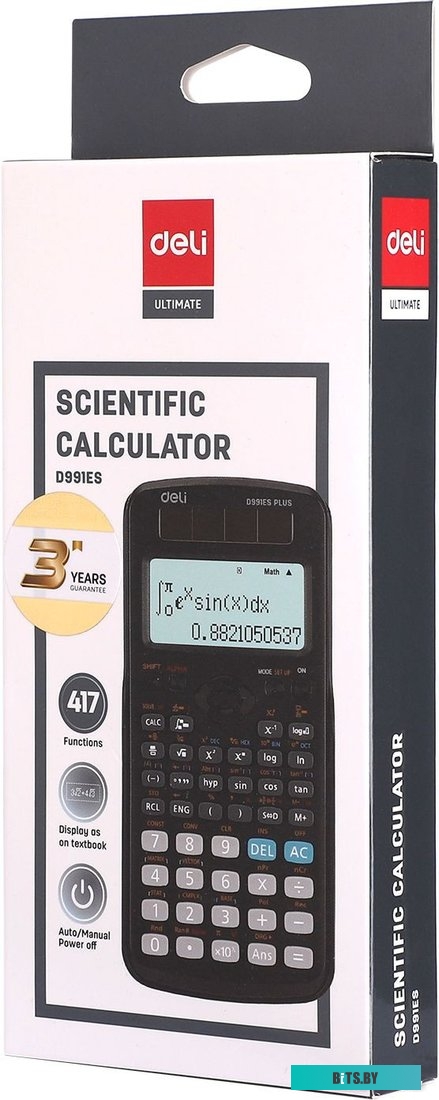 Инженерный калькулятор Deli D991ES (черный)