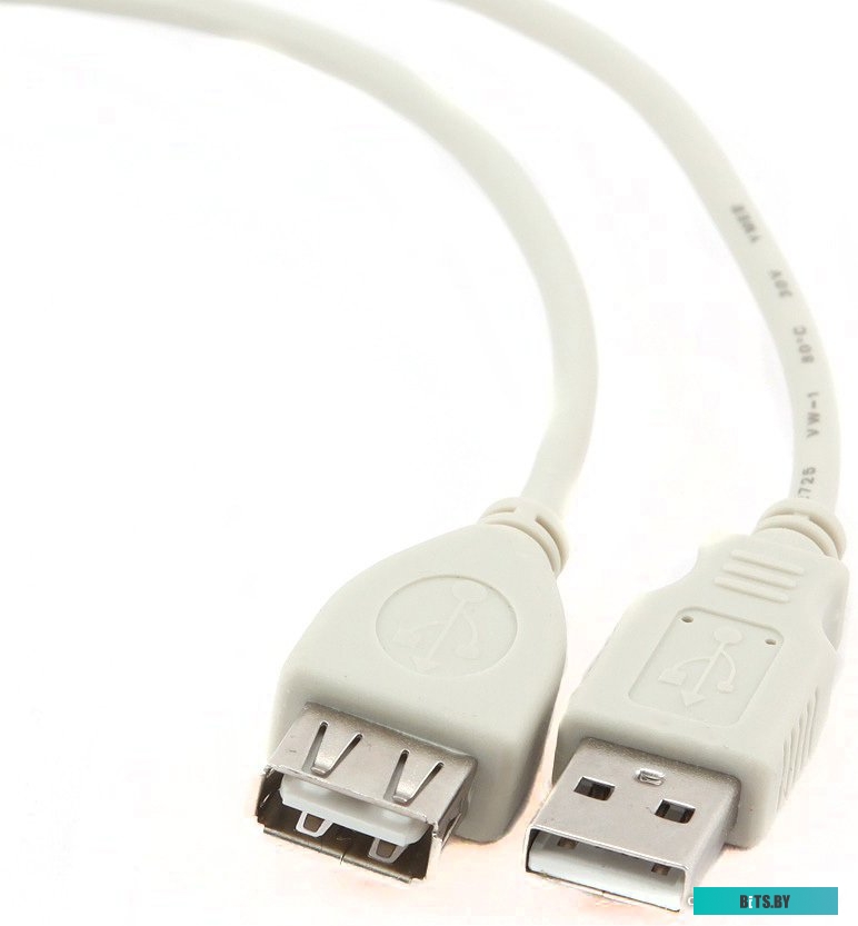 Удлинитель USB2.0 - 0.75 м; "Gembird" [CC-USB2-AMAF-75CM/300]