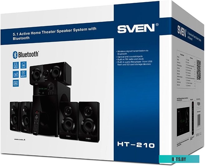 Компьютерные колонки SVEN HT-210 <SV-014124>