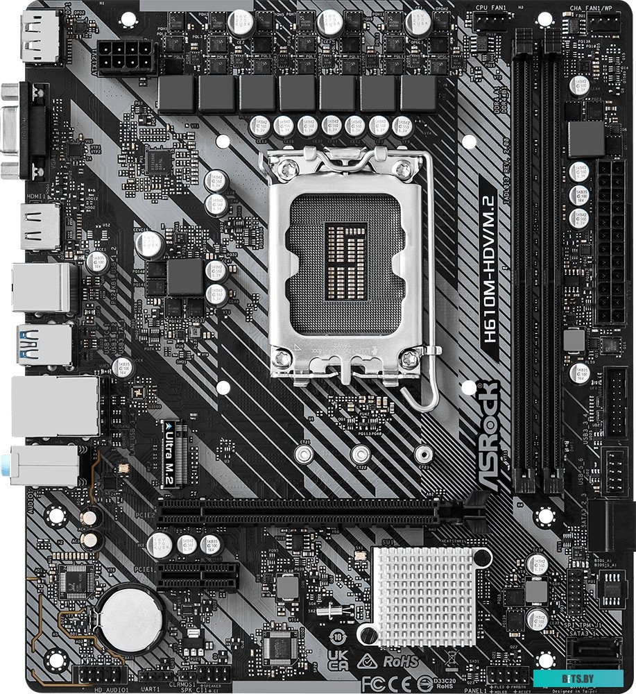 Материнская плата ASRock H610M-HDV/M.2 R2.0