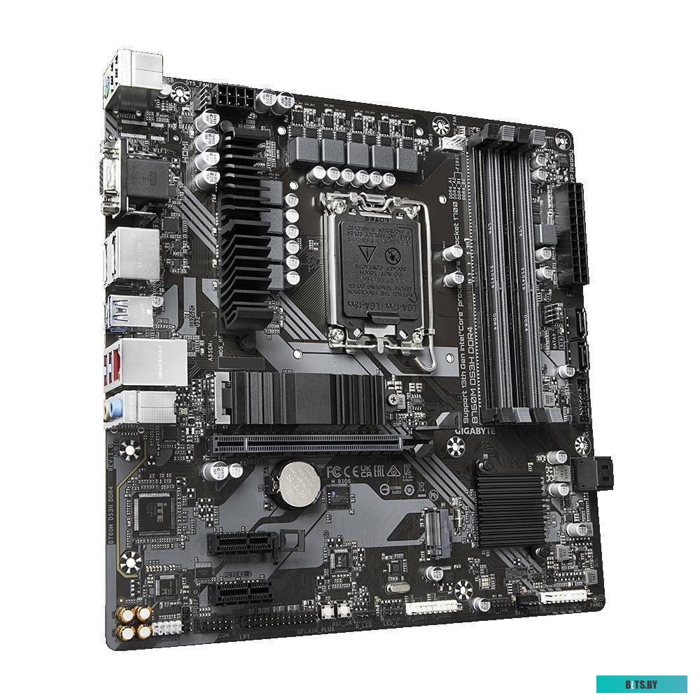 Материнская плата Gigabyte B760M DS3H DDR4 (rev. 1.0)