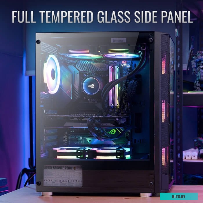 Корпус системного блока AeroCool Prism-G-BK-V2