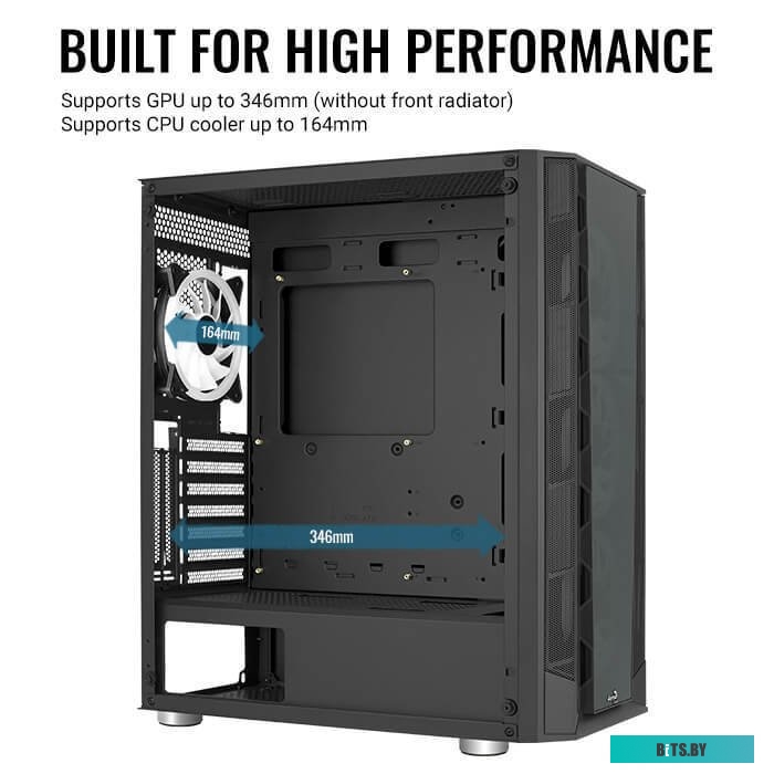 Корпус системного блока AeroCool Prism-G-BK-V2