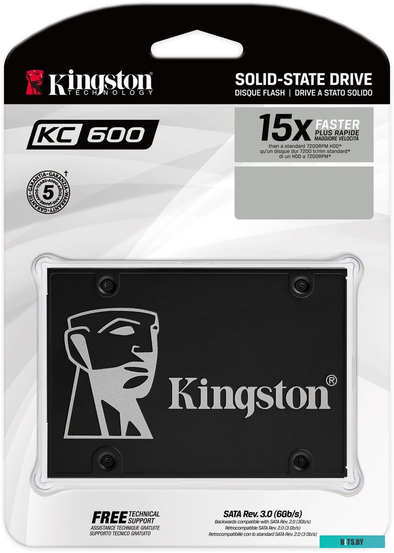 SSD Накопитель Kingston KC600 256GB SKC600/256G