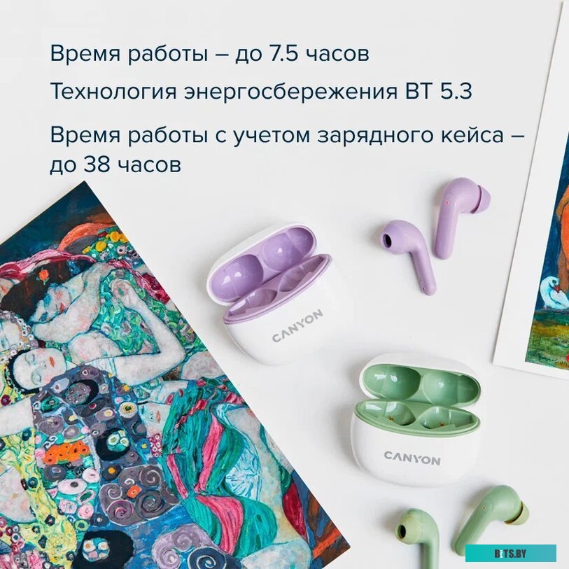 Наушники (Гарнитура) Canyon CNS-TWS5GR