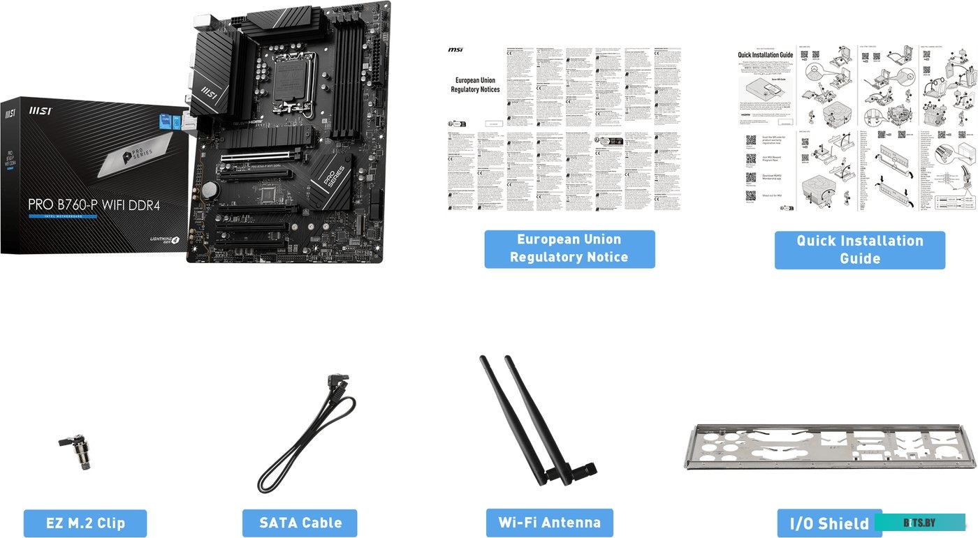 Материнская плата MSI Pro B760-P WiFi DDR4