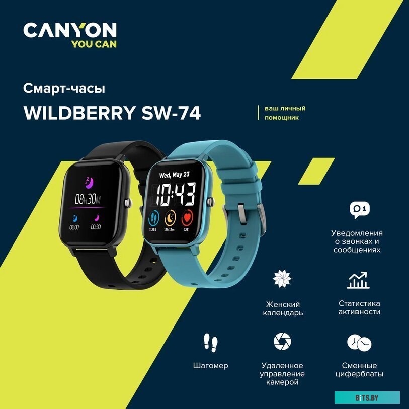 Умные часы Canyon CNS-SW74SS