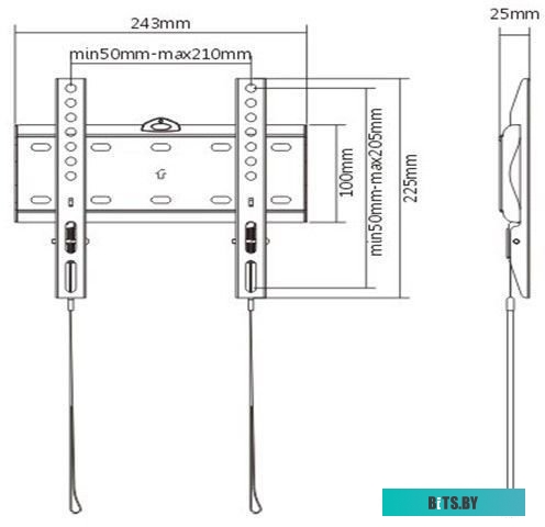 Кронштейн Gembird WM-42F-01