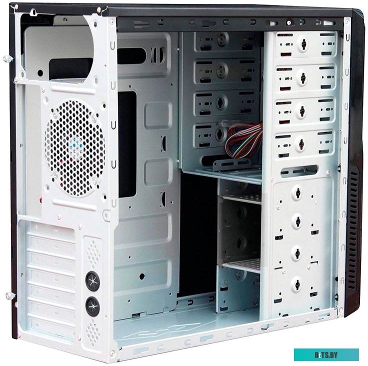 Корпус ATX Powerman BA831BK 600W (24+2x4+2x6/8пин) (6178877) Miditower