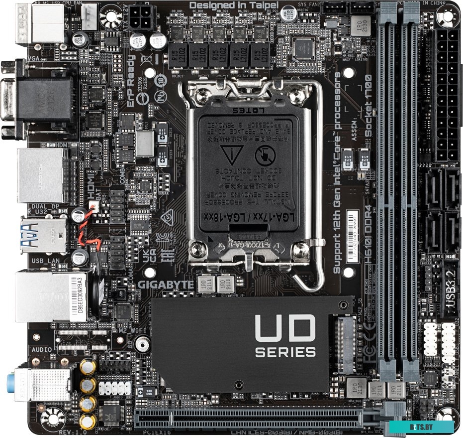 Материнская плата Gigabyte H610I DDR4 (rev. 1.0)