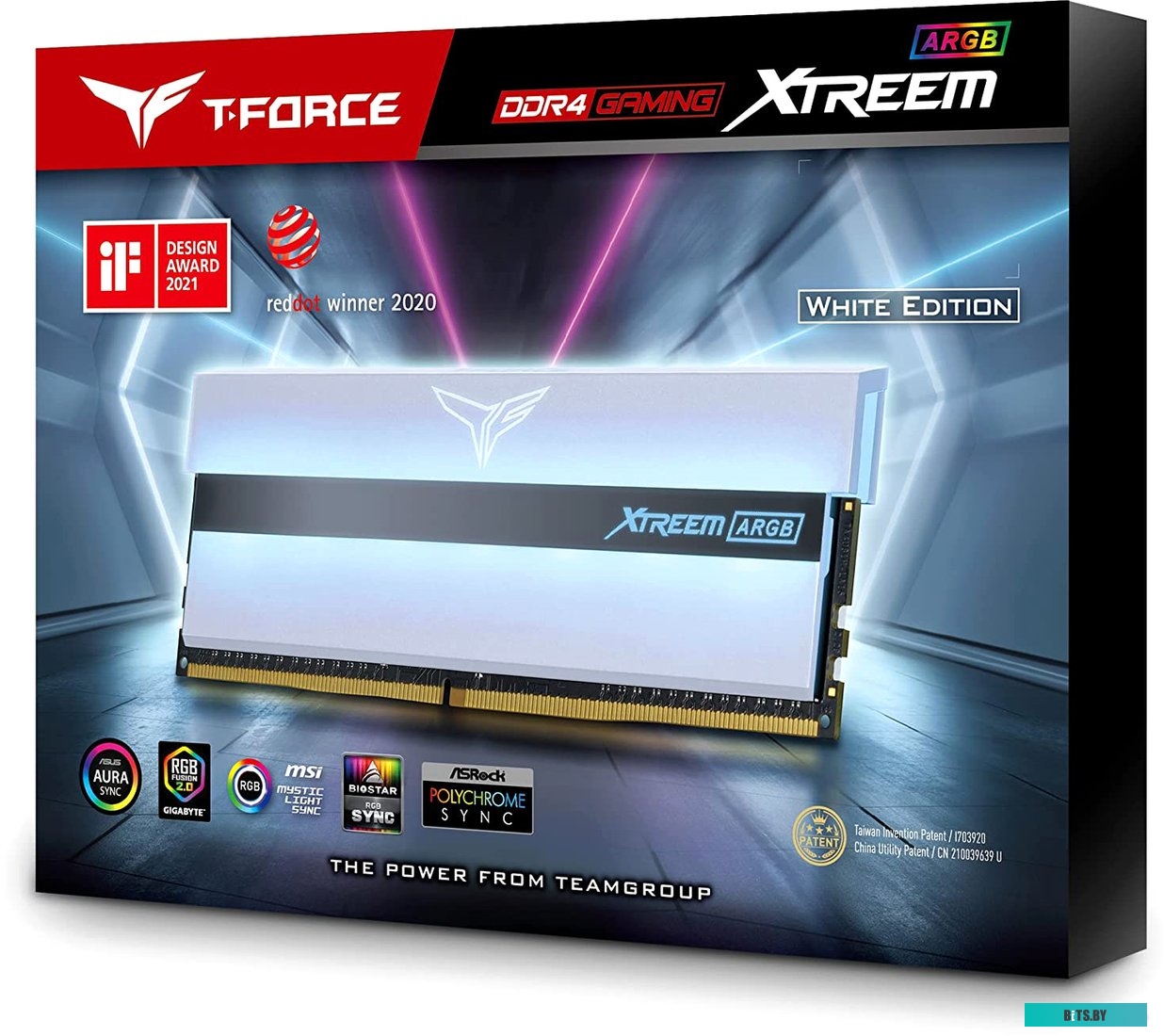 Модуль памяти Team Xtreem ARGB 2x16ГБ DDR4 3600 МГц TF13D432G3600HC18JDC01