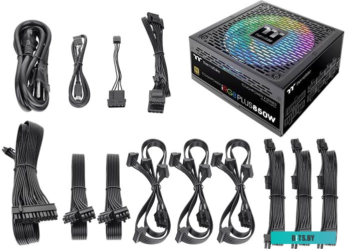 Блок питания Thermaltake Toughpower iRGB PLUS 850W Gold TT Premium Edition TPI-850DH3FCG <PS-TPI-0850F3FDGE-1>