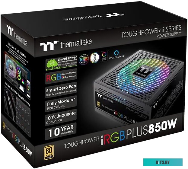 Блок питания Thermaltake Toughpower iRGB PLUS 850W Gold TT Premium Edition TPI-850DH3FCG <PS-TPI-0850F3FDGE-1>
