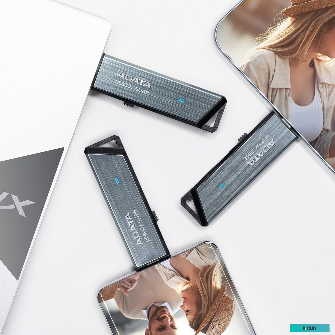 Флэш-накопитель ADATA UE800 256GB AELI-UE800-256G-CSG