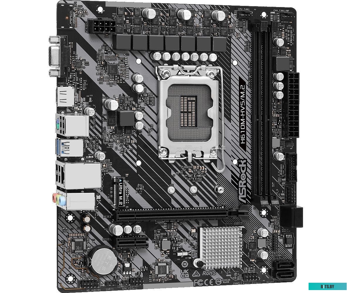 Материнская плата ASRock H610M-HVS/M.2 R2.0