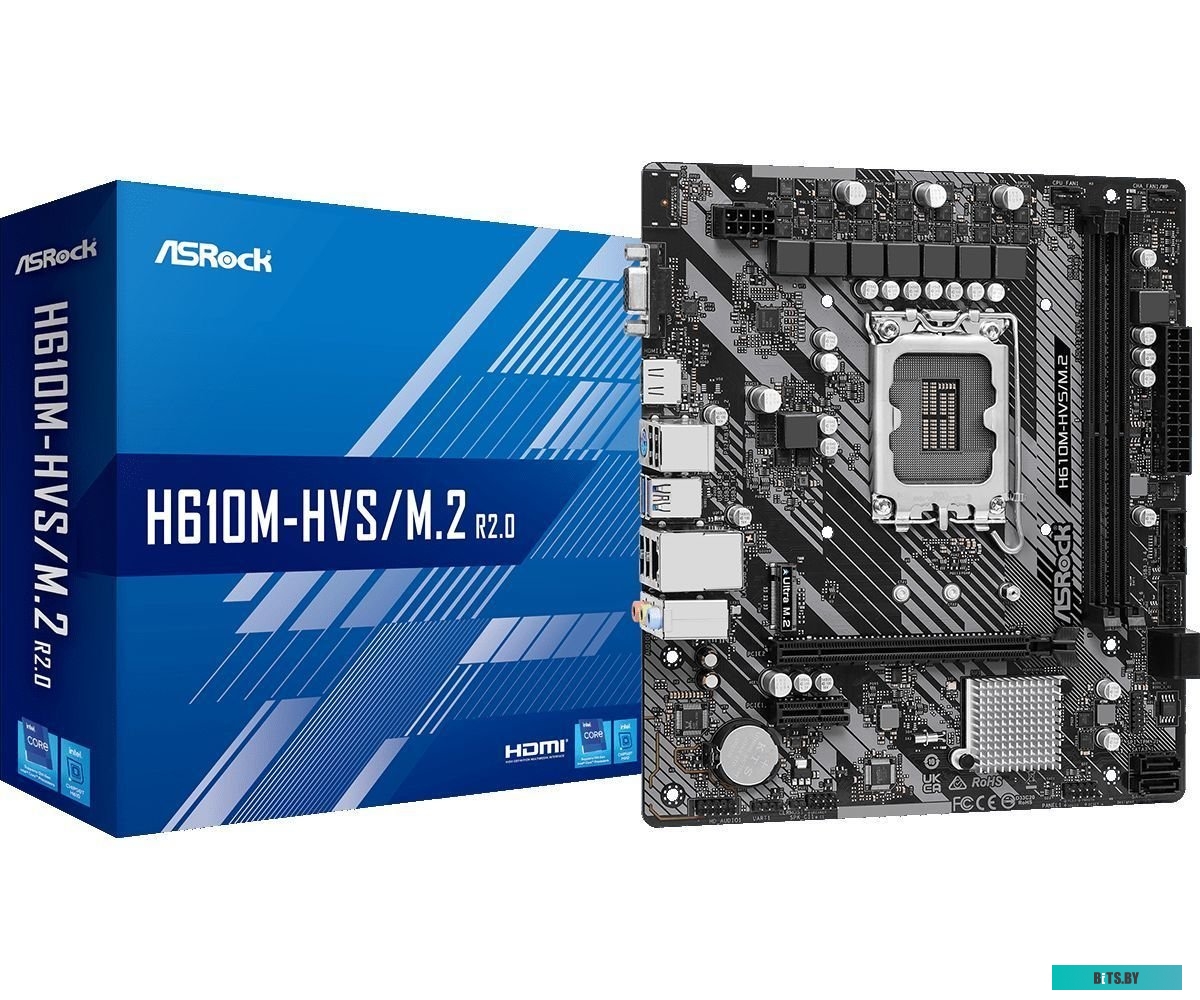 Материнская плата ASRock H610M-HVS/M.2 R2.0