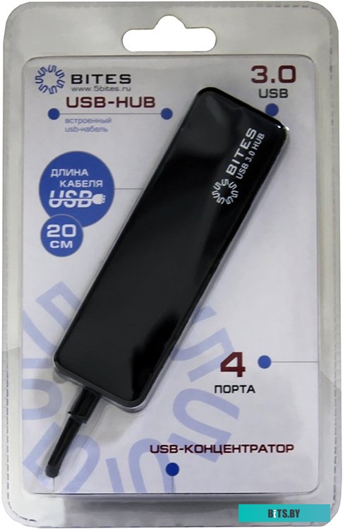 USB-хаб 5bites HB34-310BK