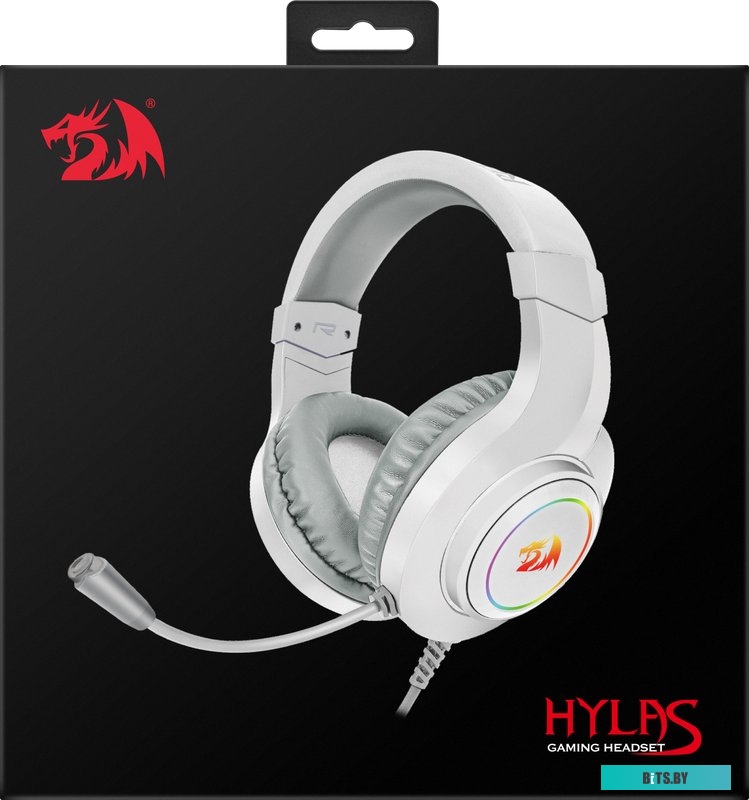 Наушники (Гарнитура) Redragon Hylas (белый) <70840>