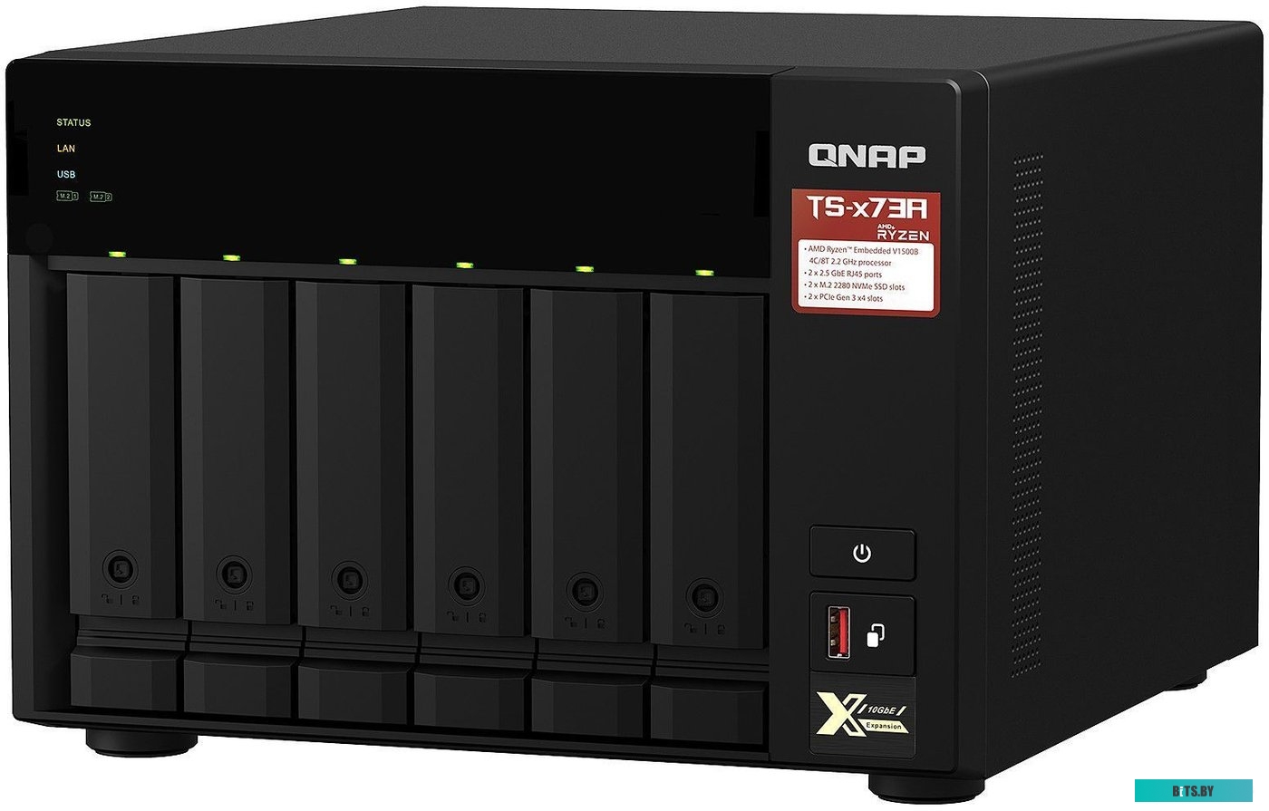 Сетевой накопитель QNAP TS-673A-8G