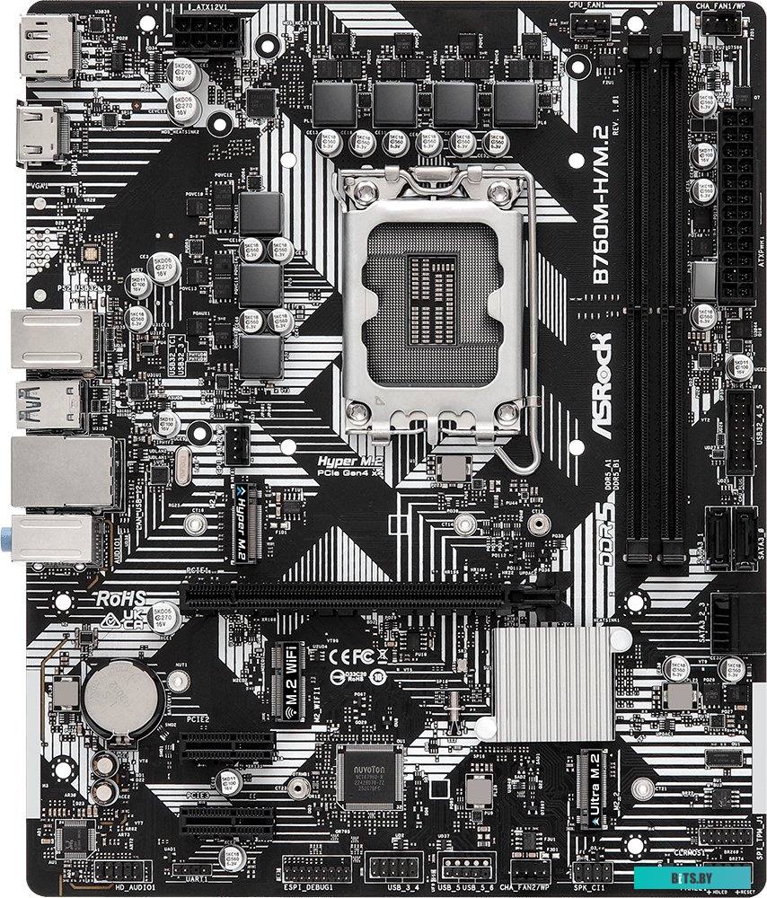 Материнская плата ASRock B760M-H/M.2