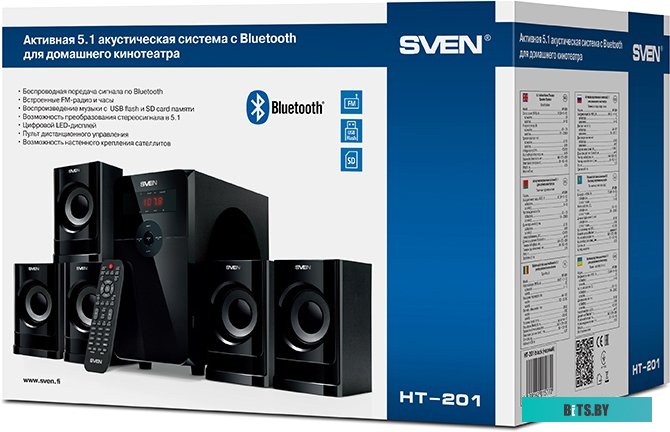 Компьютерные колонки SVEN HT-201 <SV-015770>
