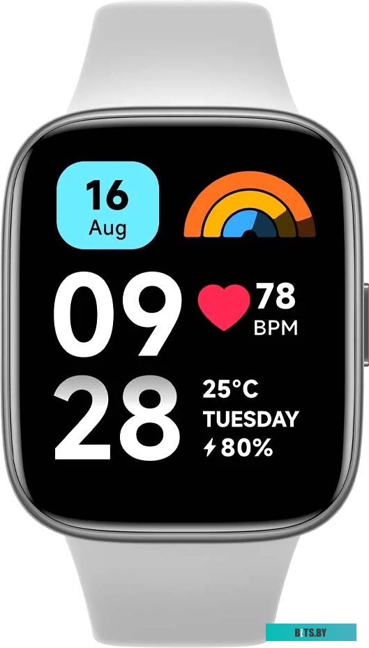 Умные часы Xiaomi Redmi Watch 3 Active (серый, международная версия)