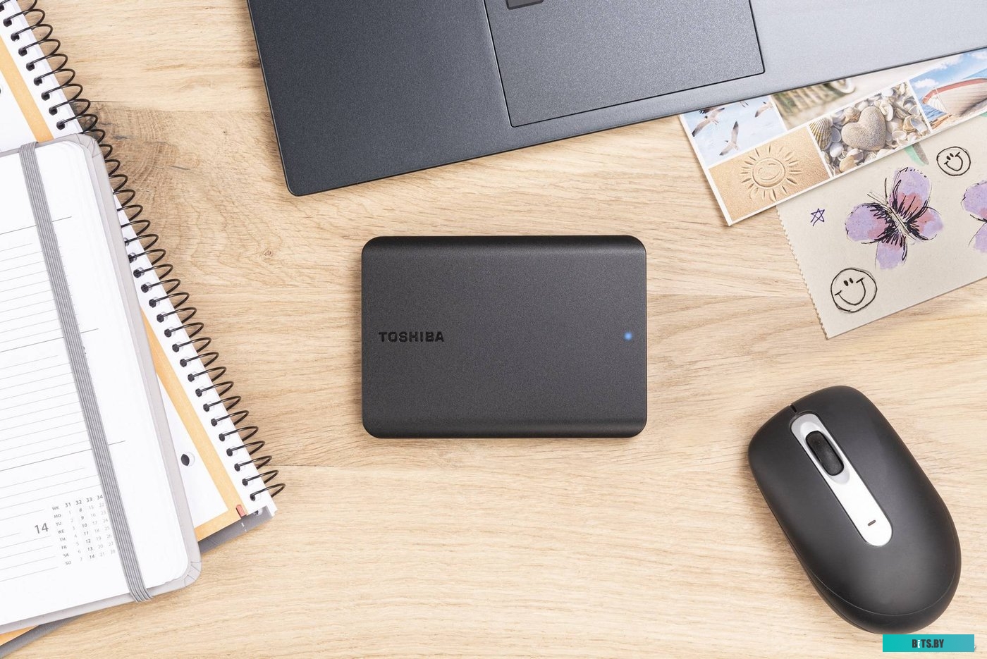 Внешний накопитель Toshiba Canvio Basics 2022 2TB HDTB520EK3AA