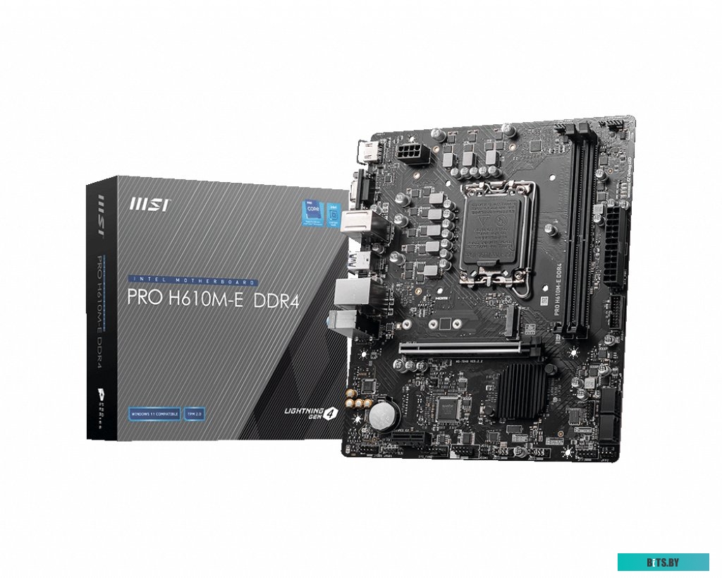 Материнская плата MSI PRO H610M-E DDR4