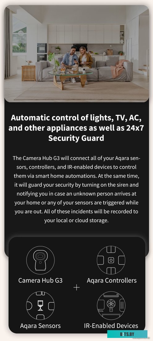 IP-камера Aqara Camera Hub G3 (международная версия) <CH-H03>