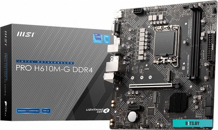 Материнская плата MSI PRO H610M-G DDR4