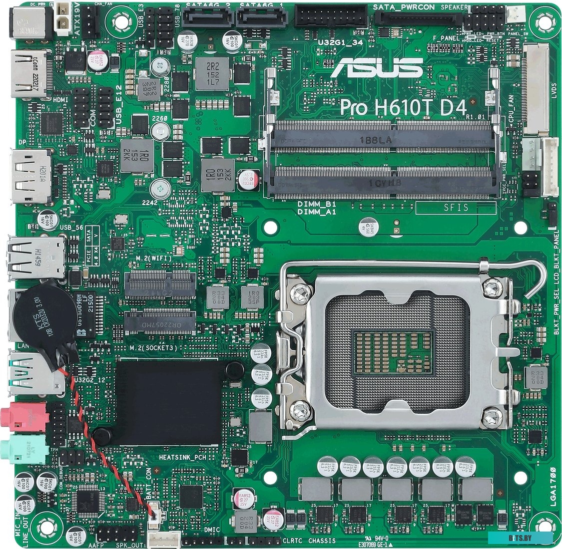 Материнская плата ASUS Pro H610T D4-CSM