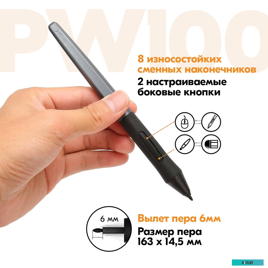 Графический планшет Huion Inspiroy H420X (черный)