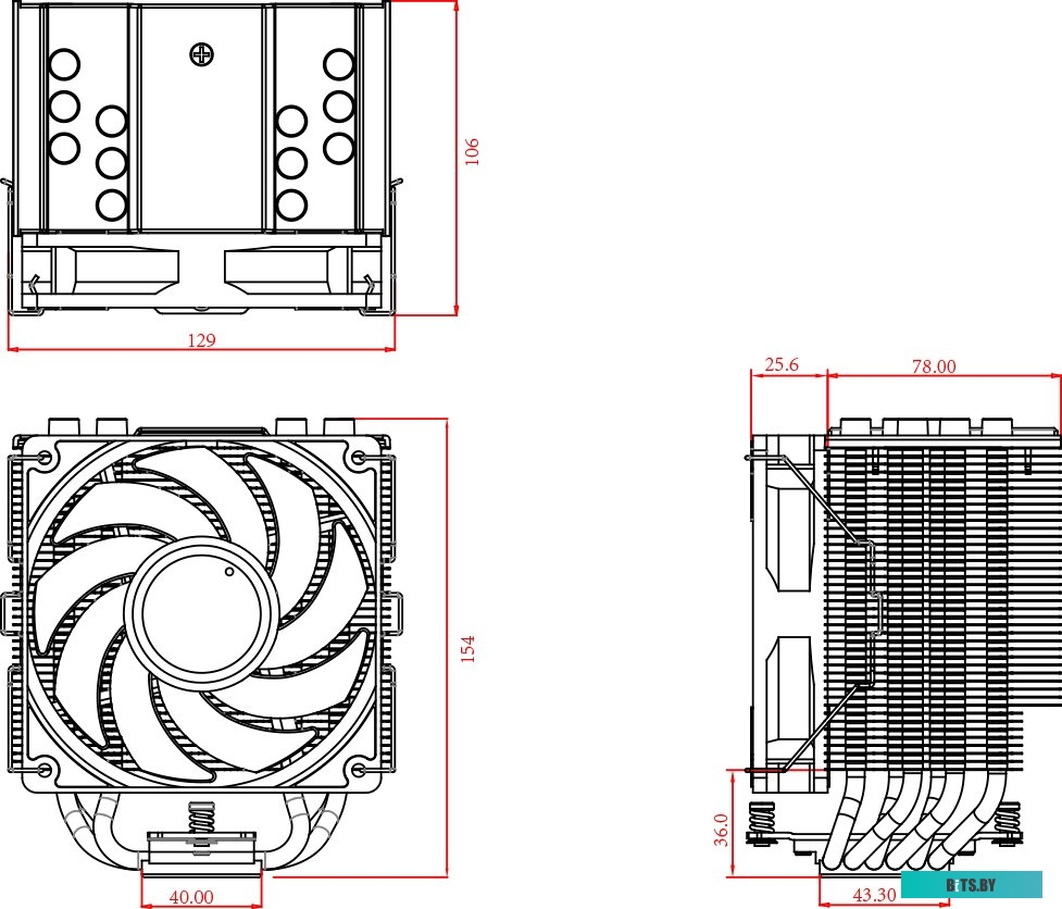 Кулер для процессора ID-Cooling SE-226-XT ARGB