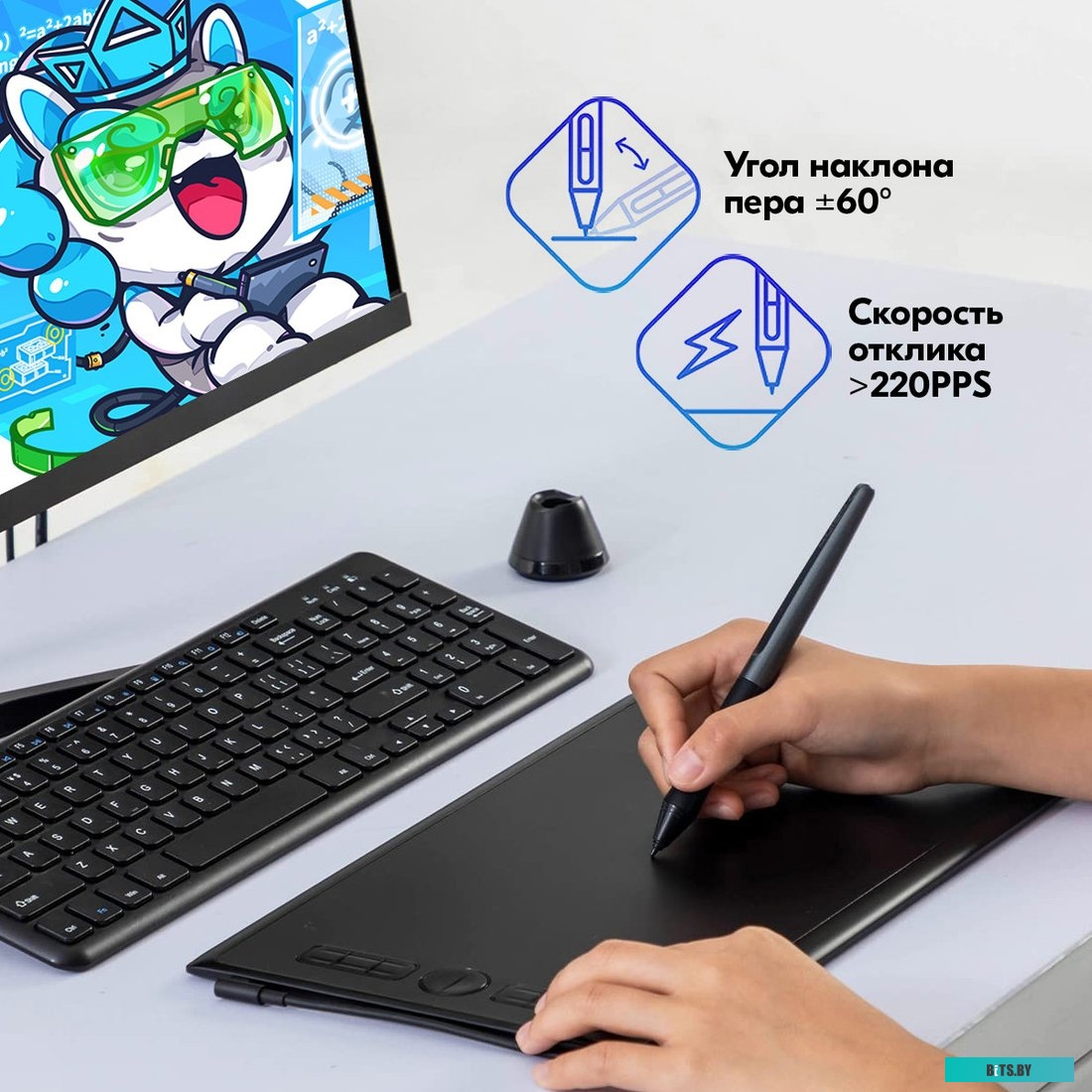 Графический планшет Huion Inspiroy H580X (черный)