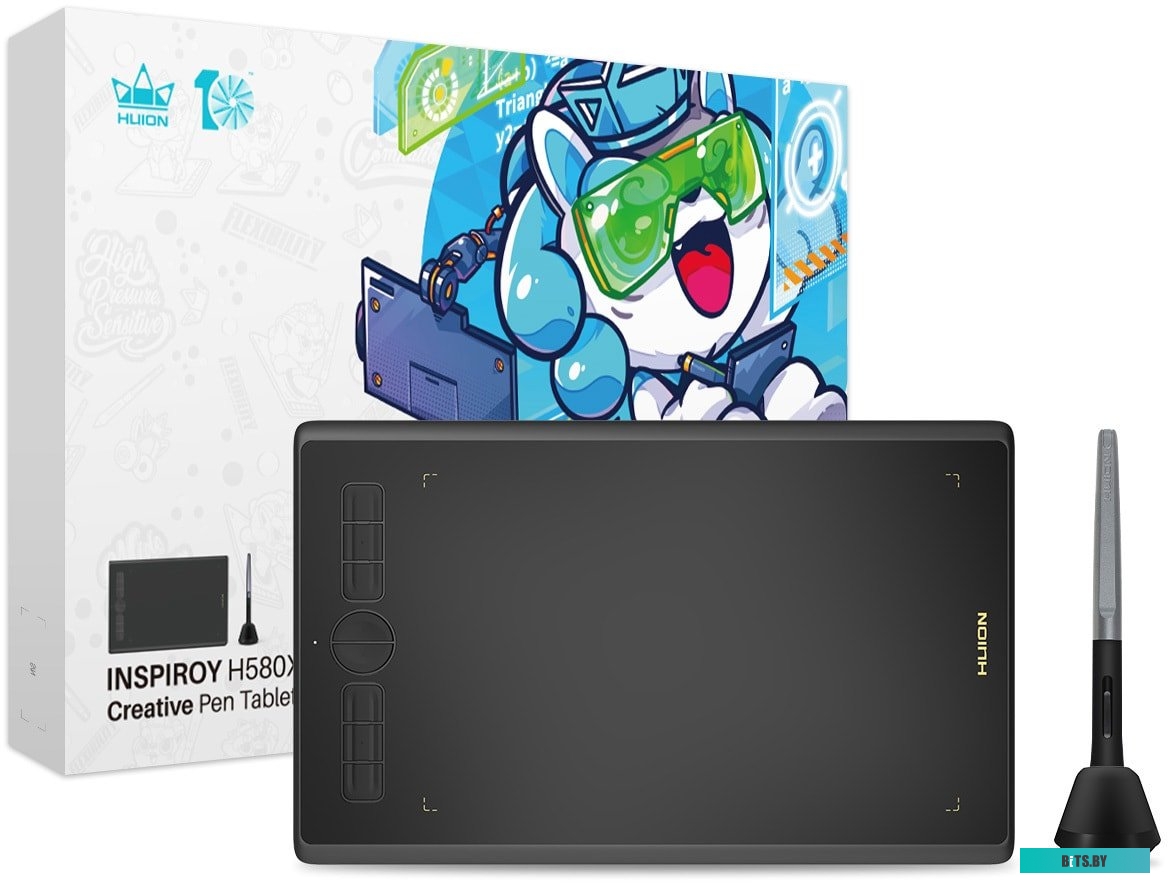 Графический планшет Huion Inspiroy H580X (черный)