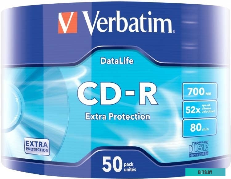 Оптический диск Verbatim CD-R 43787