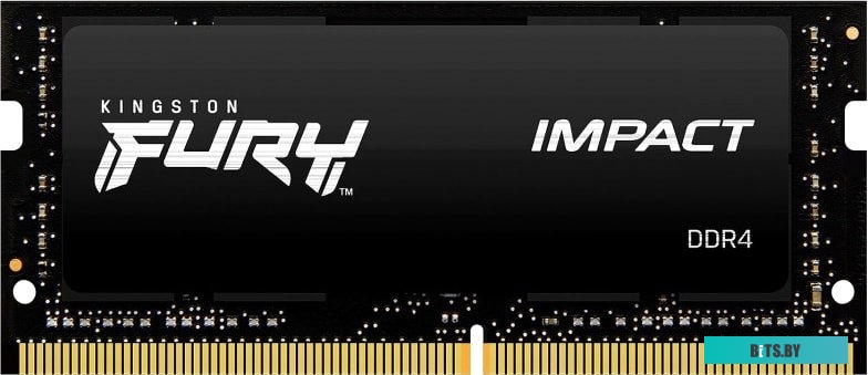 Модуль памяти Kingston FURY Impact 16GB DDR4 SODIMM PC4-25600 KF432S20IB/16