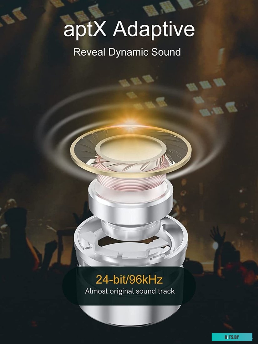 Наушники (Гарнитура) QCY MeloBuds T18 (белый)