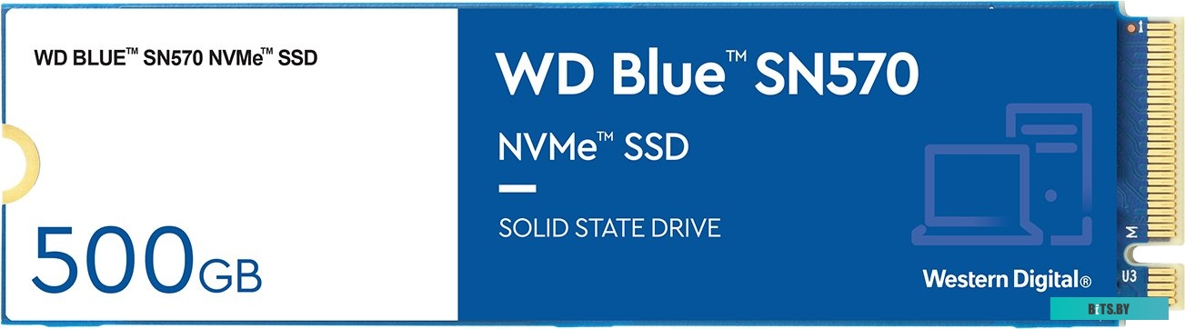 SSD Накопитель WD Blue SN570 500GB WDS500G3B0C