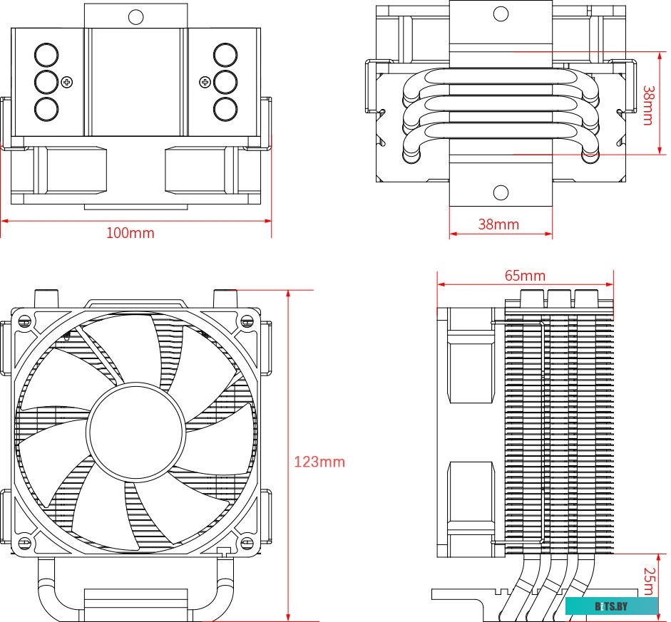 Кулер для процессора ID-Cooling SE-903-XT