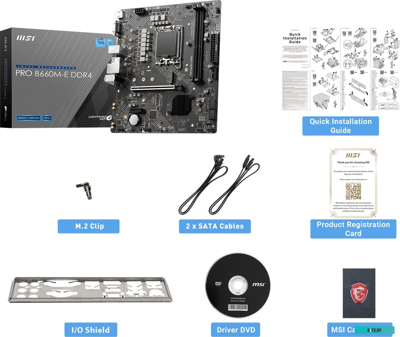 Материнская плата MSI PRO B660M-E DDR4
